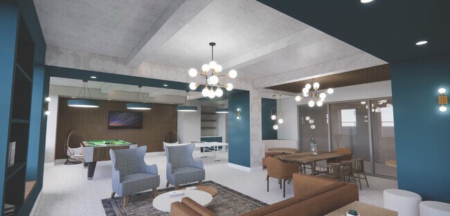 Residential Lounge Rendering