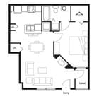 1BR Designer Courtyard (1st Level)