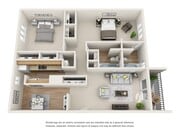 2 Bedroom Apartment | 2 Bathrooms