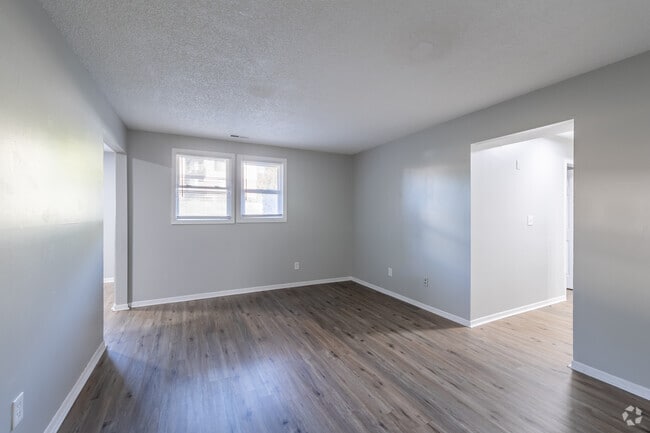 2BR, 1.5BA - 837SF - Living Room - Sirena Gordon Apartments