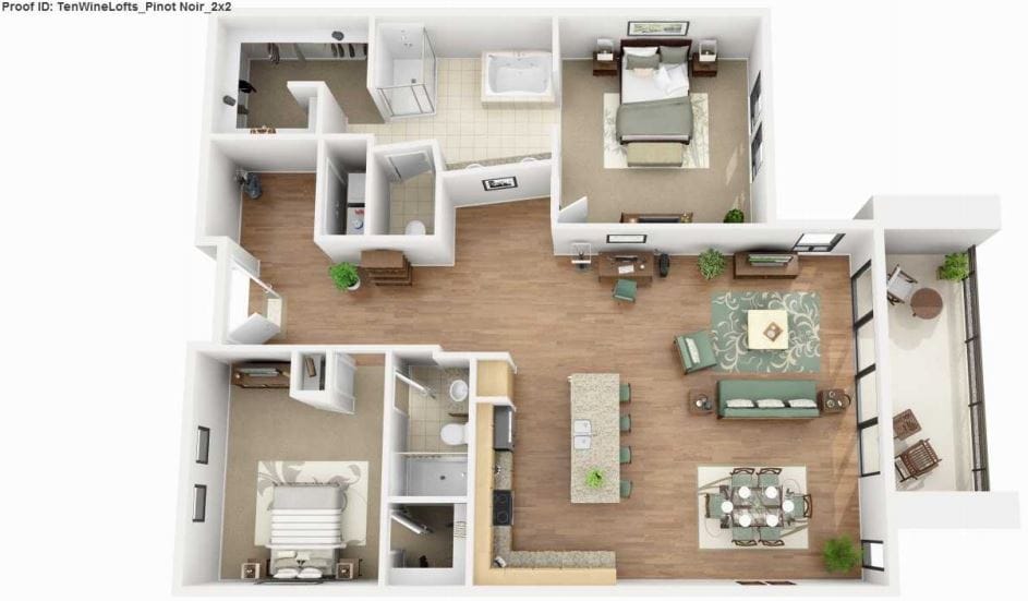 Floor Plan - Pinot Noir