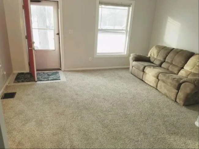 Living room and front door