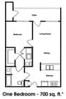 1BR/1BA