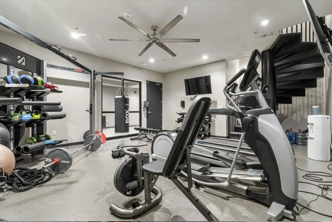 Elevate your fitness routine at Flats on Archer with our state-of-the-art gym, featuring top-notch equipment and an open layout designed for optimal workout sessions. Don't miss out on this incredible amenity—schedule your visit today!