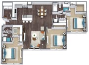 Hartland - C unit - Level 1 - 3D Floor Plan.png