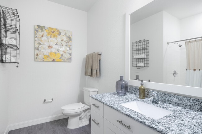Step into elegance with this beautifully designed modern bathroom.