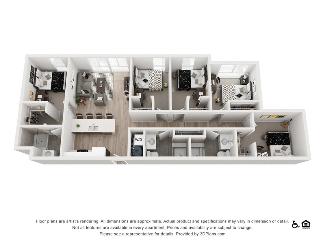 5 Bed 3 Bath - 5 Bed 3 Bath