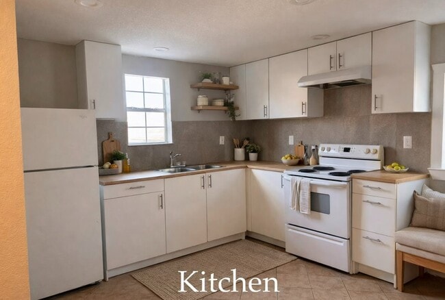 unit 3 Kitchen virtually stage - 7044 Avenue E Unit 3