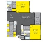 2BR/2.5BA