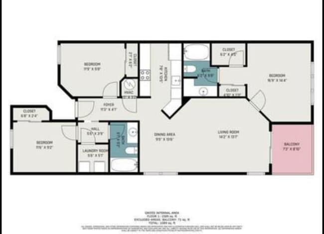 Floor plan - 111 Fountain Pointe Ln Unidad 302