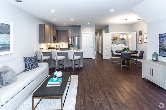 The Lark -2BR,2BA-1196SF -Living Room/Kitchen