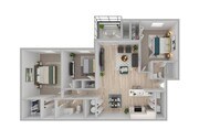 3 Bedroom | 2 Bath | 1129 SF