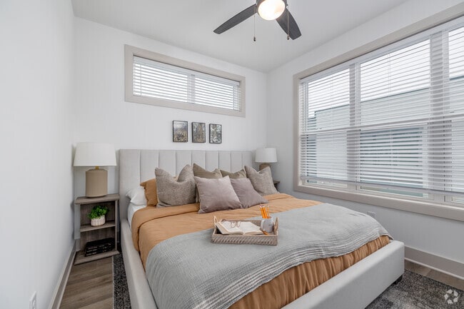 2BR, 2.5BA - 1,070SF - Bedroom Two