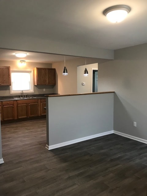 All new kitchen cabinets and fixtures. - 605 N Adair Street Apt #1 Unit 1
