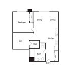 A11 | 1 bed 1 bath | 885 sq. ft.