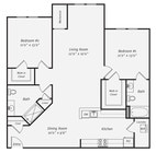 Rutherford Station - B4BR - 2 Beds - 2 Baths - 1209 Sq. ft.