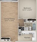 One Bedroom Garden