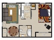 1-bedroom-2D