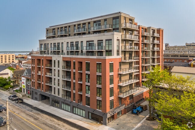 Queen St. Entrance - Crown Condos