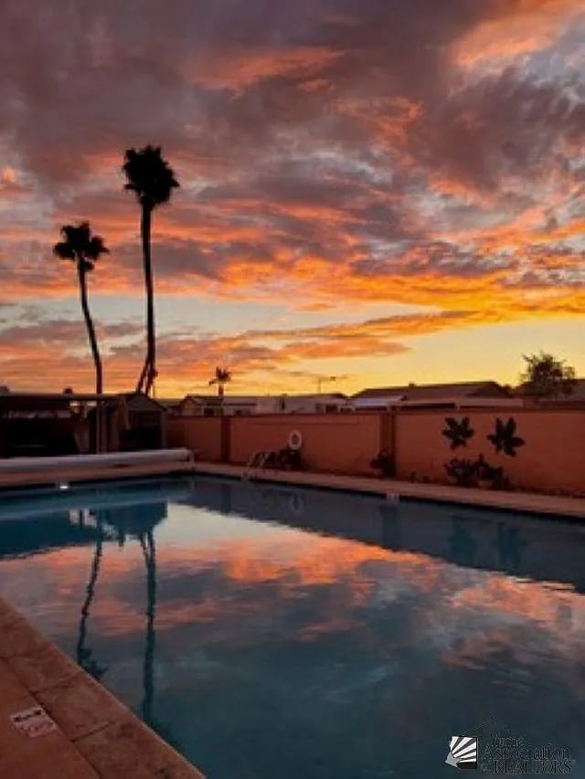 Sunset is a special time at Yuma Venture. - 11489 S Clara Anita Dr House