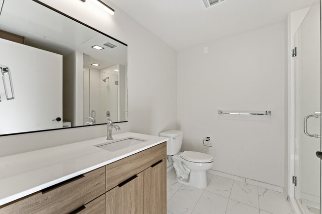 The bathroom of The Scene at Midland Lofts - Midland Lofts