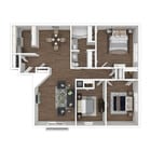 West Wind - The Trawler - 3 Bed, 1 Bath, 1037 sq. ft.
