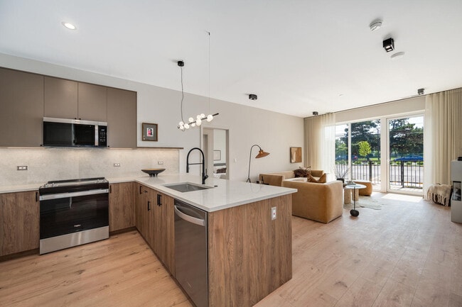 Kitchen and Living Room
