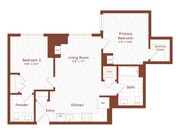 B3 floor plan The Leaf