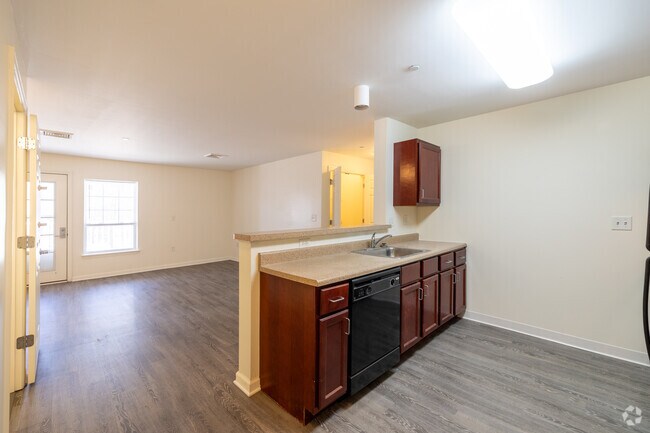 2BR, 2BA - 1032SF - Kitchen/Dining Room