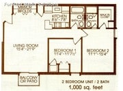2BR/2BA