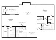 2 Bed/2 Bath