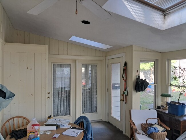 Sunroom View II (Front Entrance & Double Doors Leading to Living Room) - 128 Trenton St