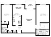 2BR/2BA