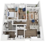 A2D floor plan Rivette Tower