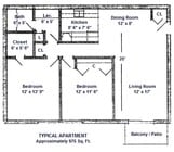2BR/1BA