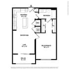 Westshore - 1B1B - 774 SF - Stiletto - 2D Floorplan
