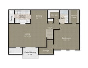Birchwood II - 1 Bedroom/1 Bath