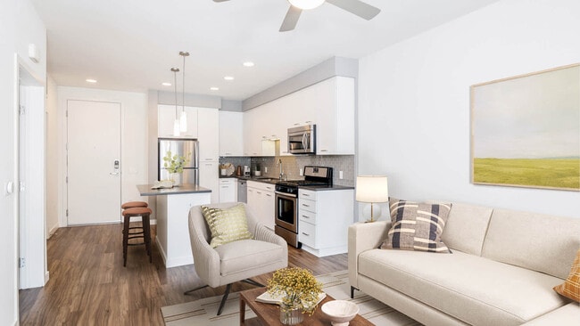 Living Room with Hard Surface Flooring