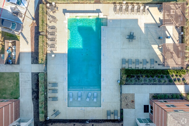 Piscina con estilo de centro turístico