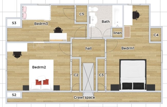 Upstairs