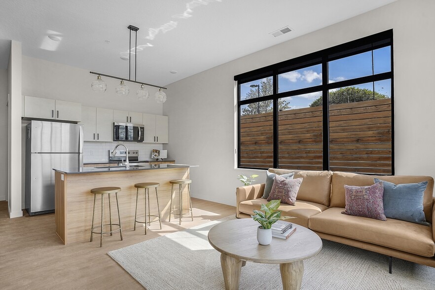 Kitchen and Living Room