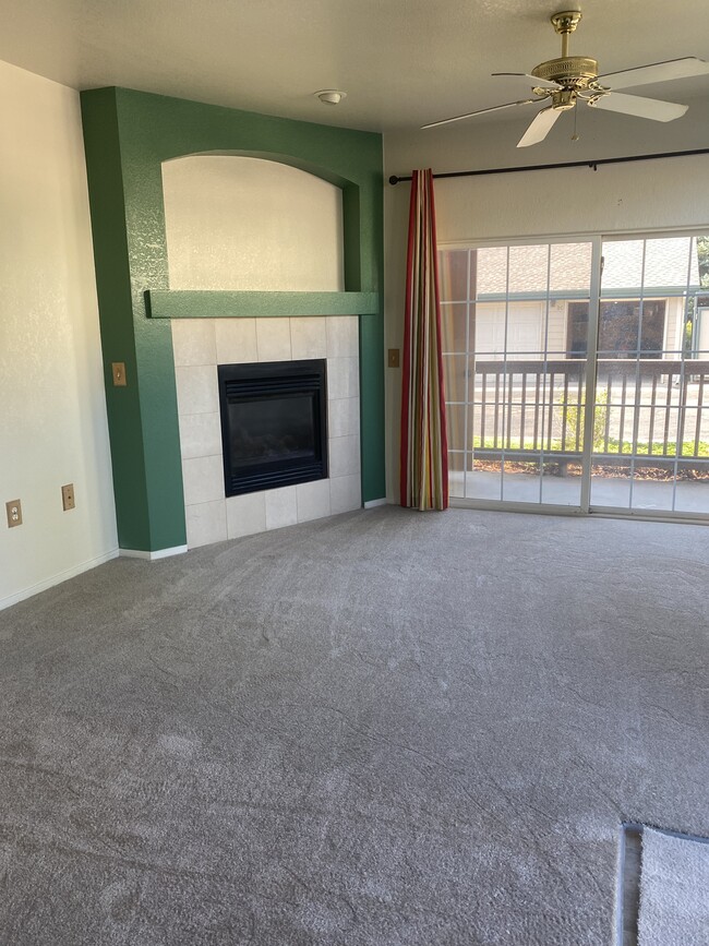 Livingroom with gas fireplace - 3002 W Elizabeth St Condo Unit 3D
