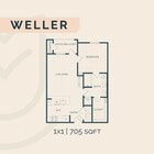 1x1 | 599 SQFT