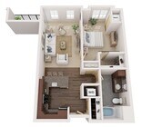Floor Plan B2 | Elan | Apartments in Fitchburg, WI