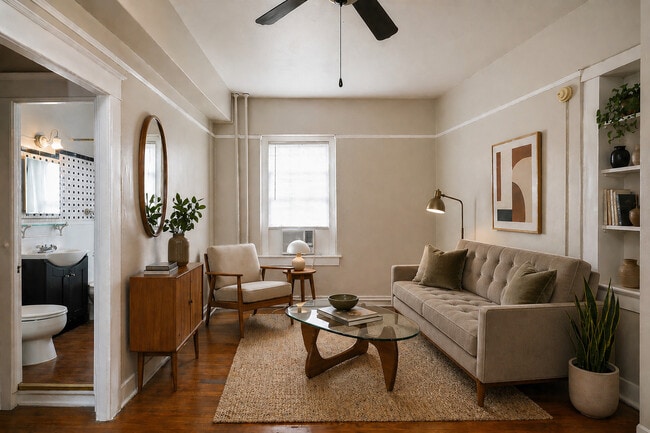 Medium Studio, 365sf / Living Area, Unit A