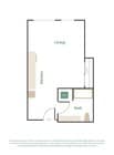 Studio, 1 Bath - Apt B