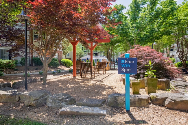 Courtyard and Grill Station