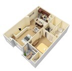 1BR/1BA