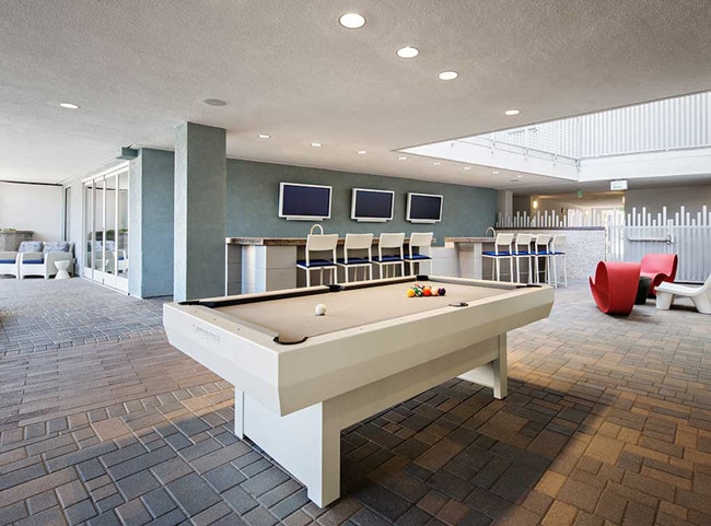 Outdoor Bar and Gaming Area