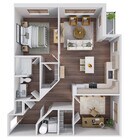 1 Bedroom with Den, Palmetto